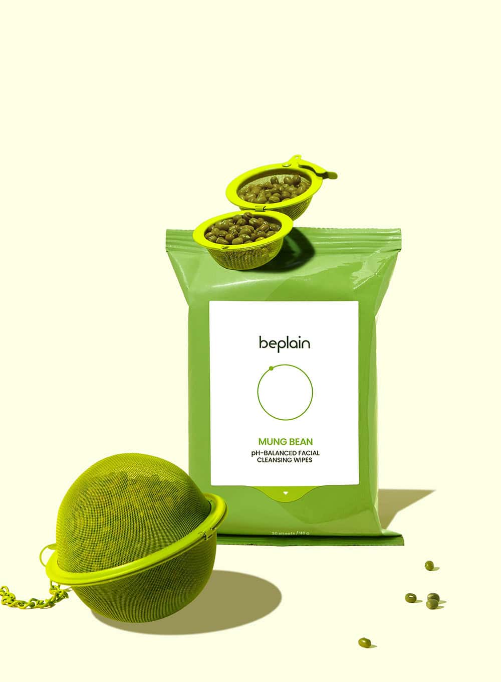 Mung Bean Ph-Balanced Facial Cleansing Wipes Duo Set (20p*2ea)