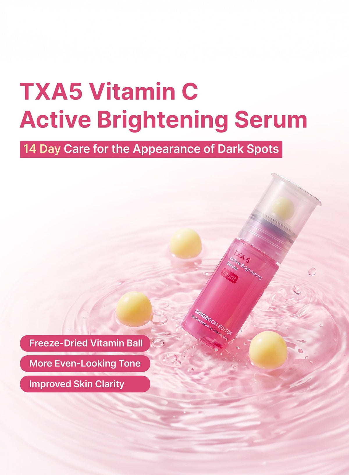 TXA 5 Active Brightening Serum (15ml)