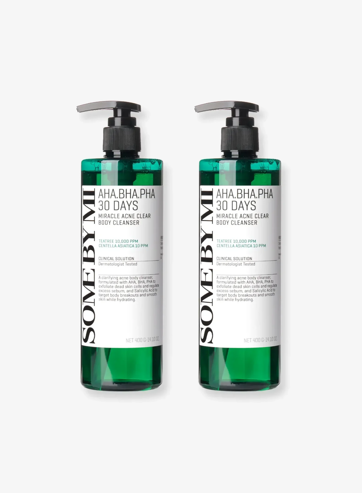 AHA, BHA, PHA 30 Days Miracle Acne Clear Body Cleanser Duo Set (400g*2ea)