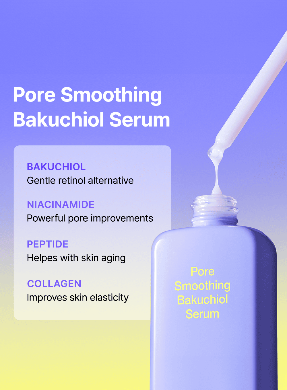Pore Smoothing Bakuchiol Serum (30ml)