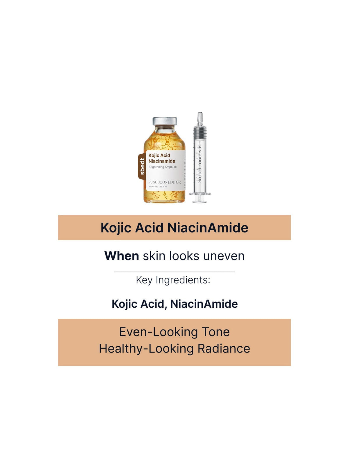Kojic Acid Niacinamide Brightening Ampoule Duo Set (40ml*2ea)
