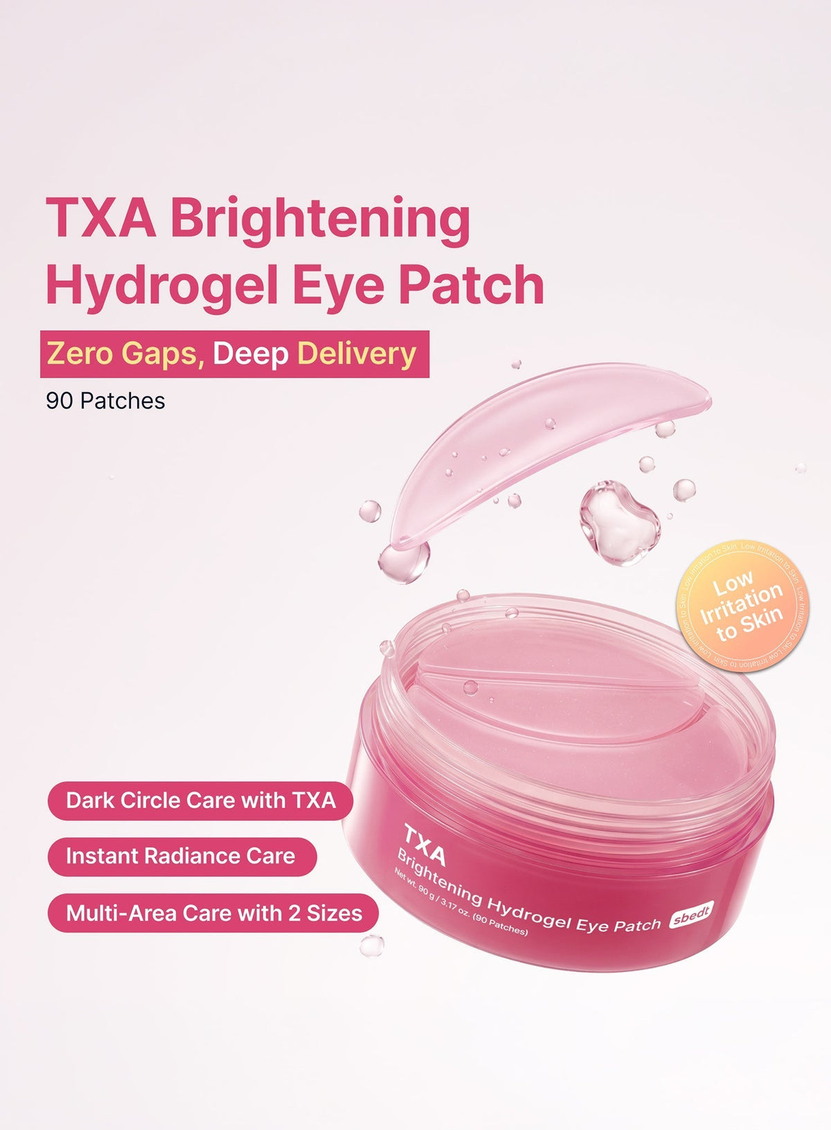 TXA 5 Brightening Hydrogel Eye Patch (90g/90patches)