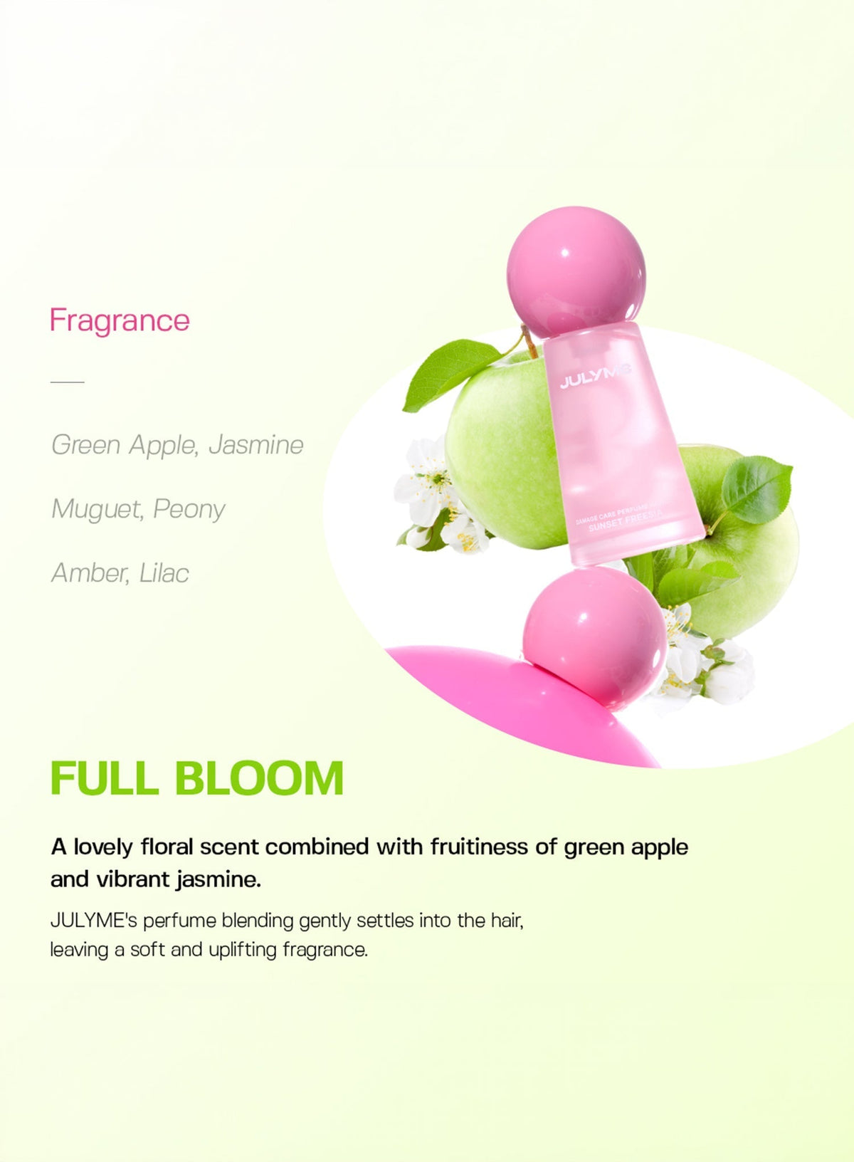 Damage Care Perfume Hair Oil Sunset Freesia (30ml)