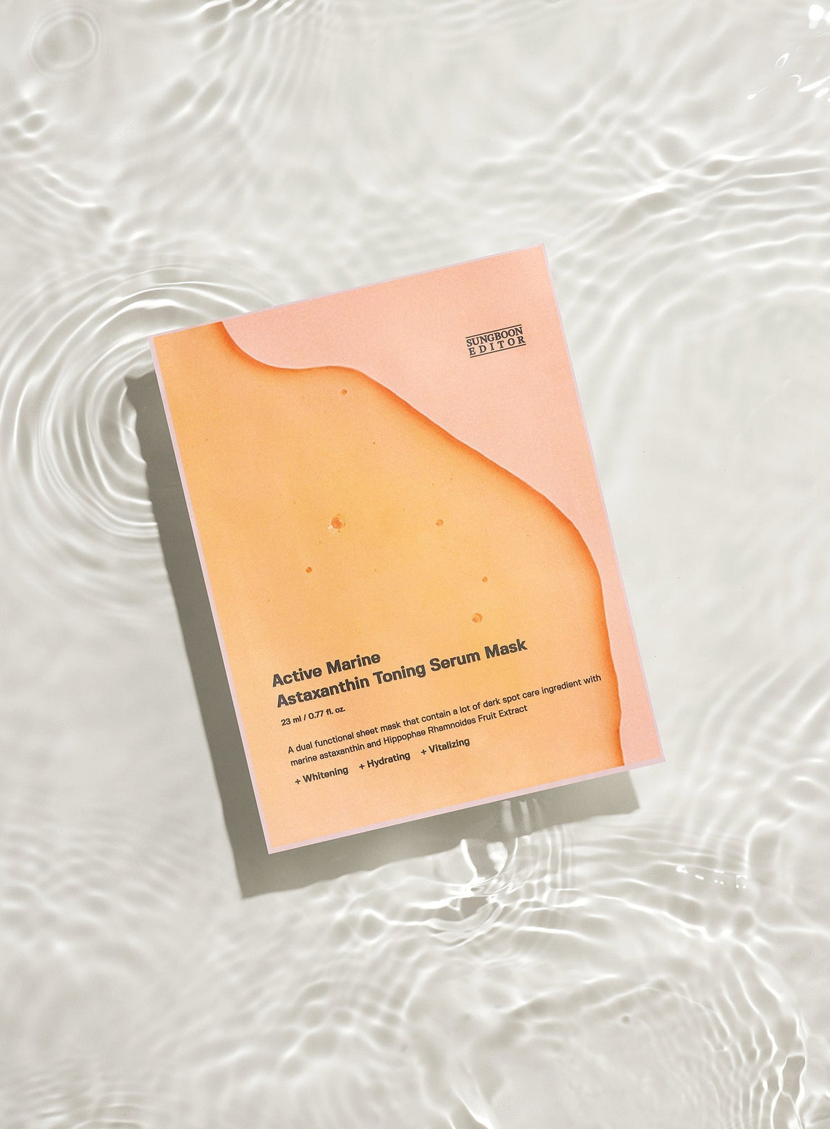Active Marine Astaxanthin Toning Serum Mask Set (23ml*10pcs)