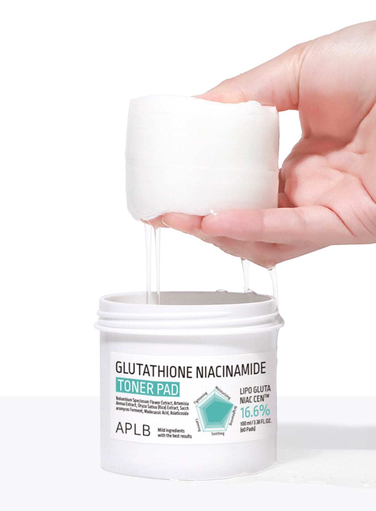 Glutathione Niacinamide Toner Pad Trio Set (60ea*3ea)