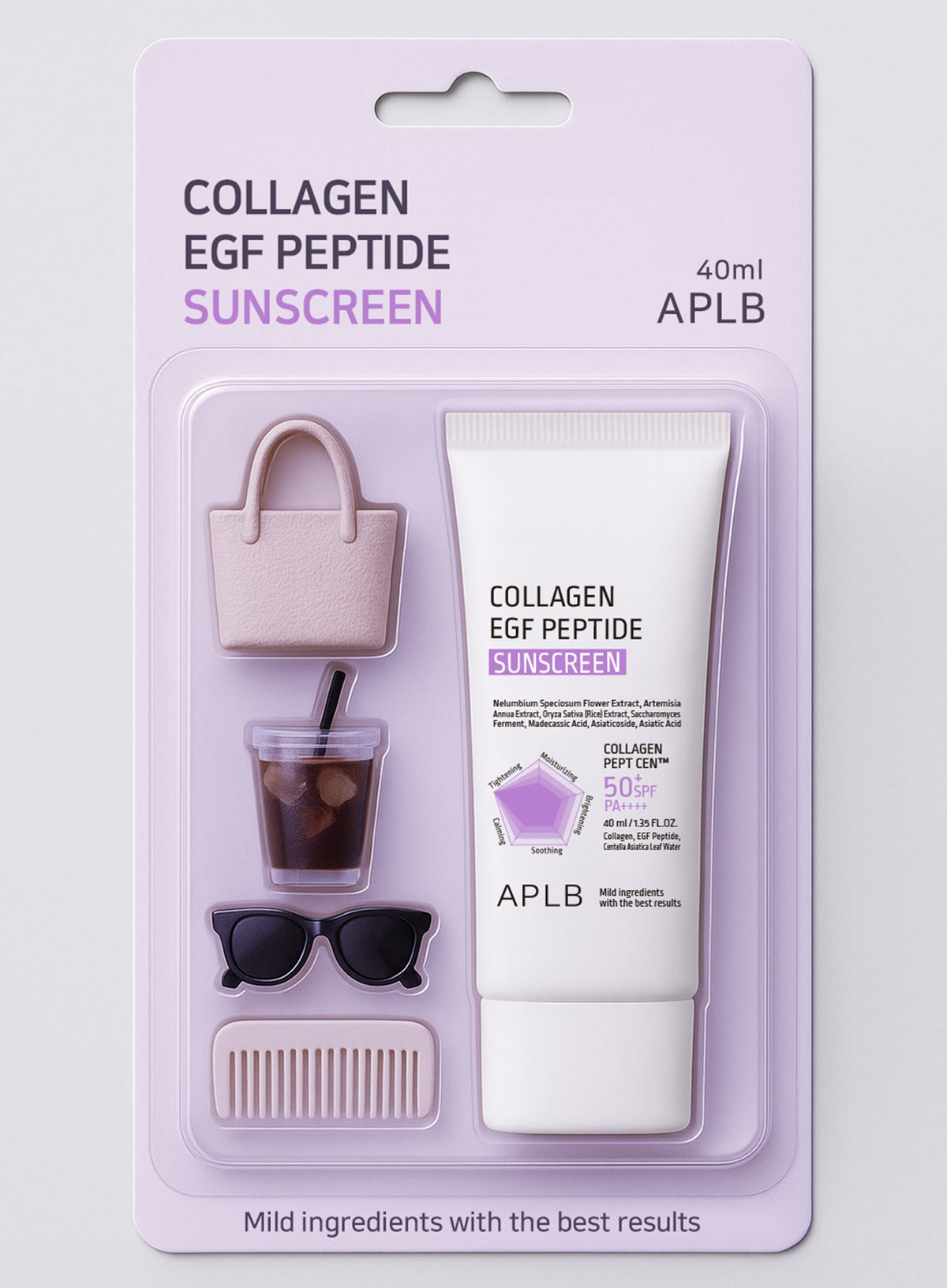 Collagen Egf Peptide Sunscreen SPF50+ PA++++ Trio Set (40ml*3ea)