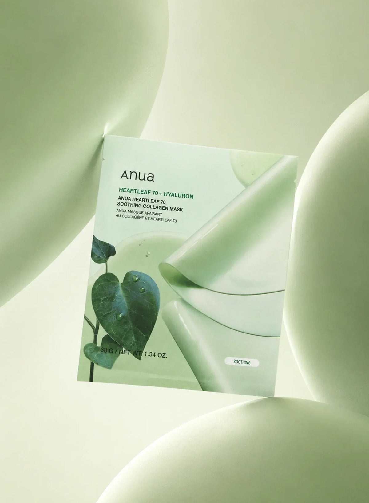 Heartleaf 70 Soothing Collagen Mask (38g/4ea)