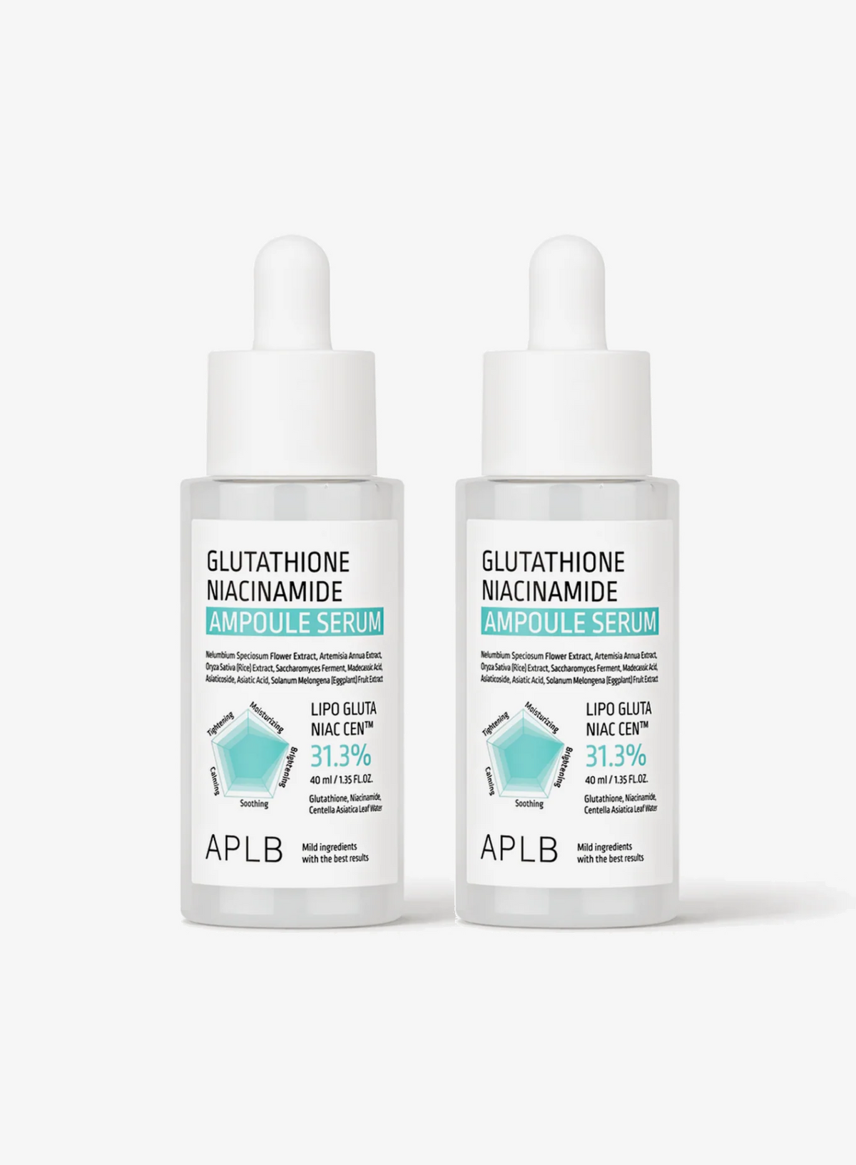 Glutathione Niacinamide Ampoule Serum Duo Set (40ml*2ea)