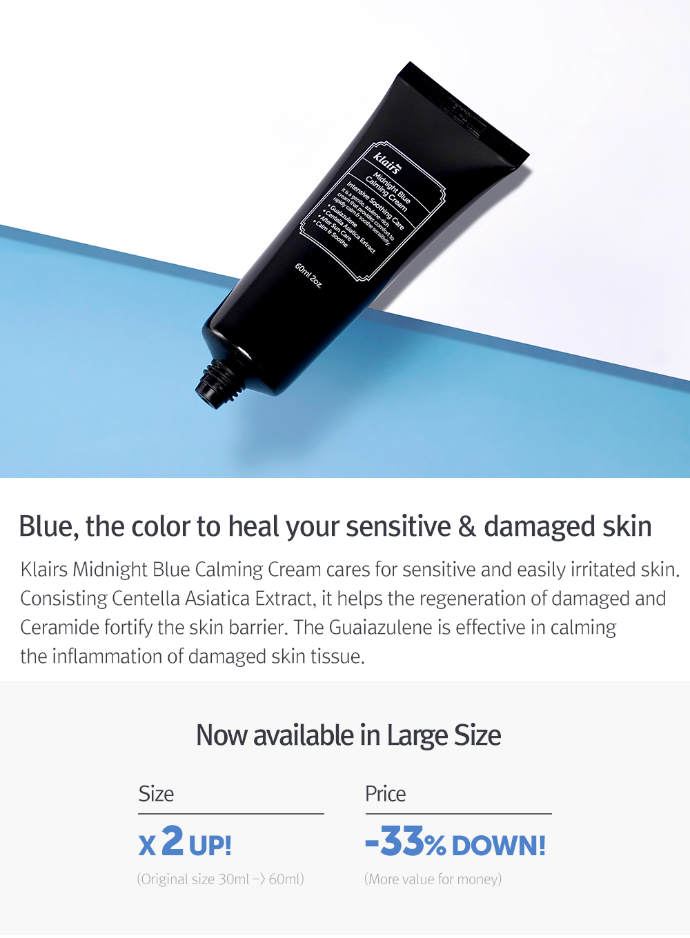 Midnight Blue Calming Cream (60g)