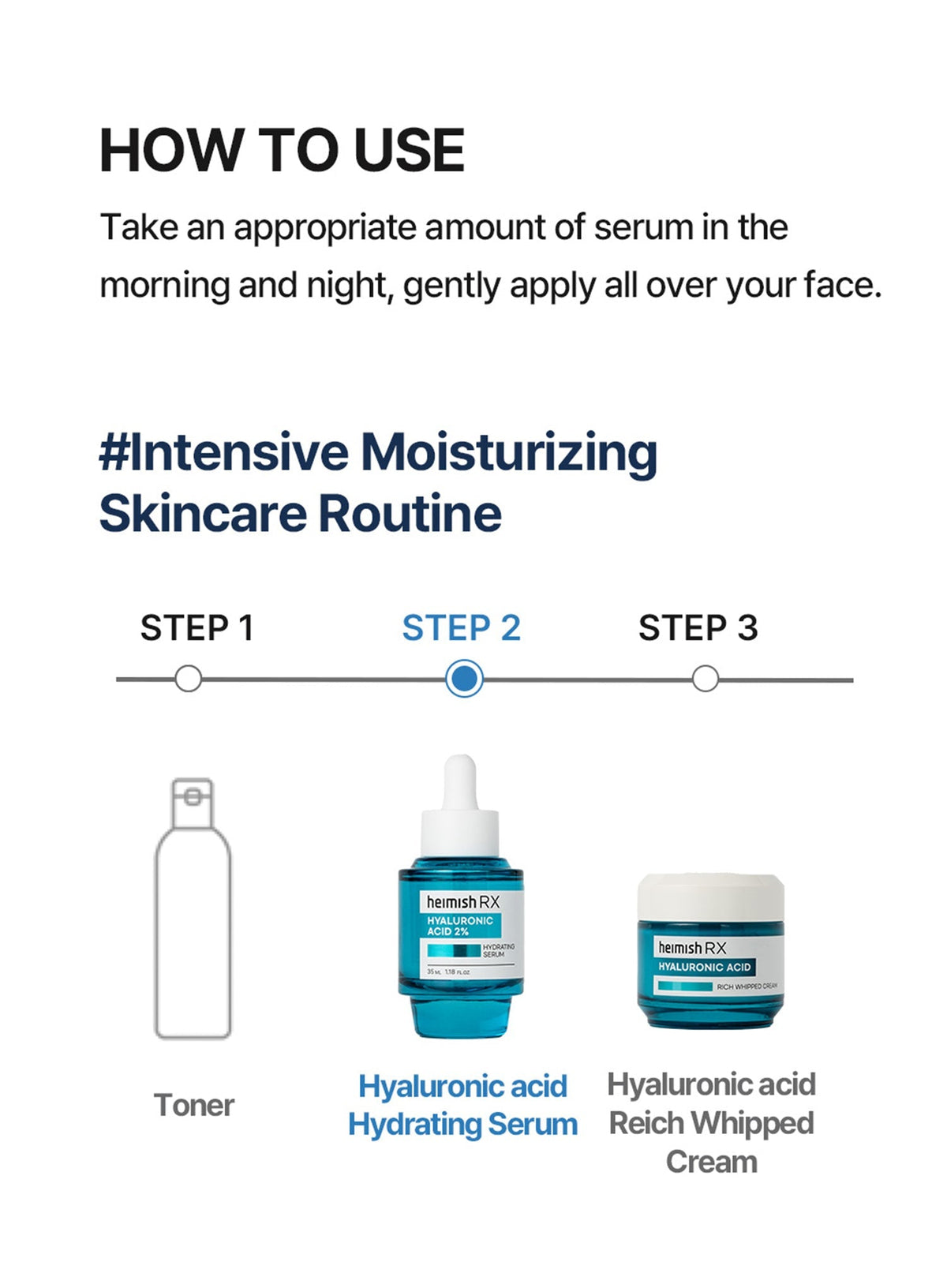 RX Hyaluronic Acid Hydrating Serum (35ml)