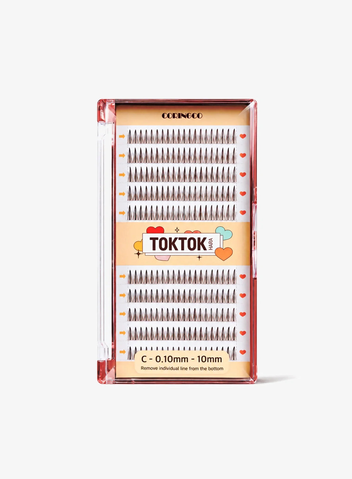 TOKTOKHARA Filter Eyelash - Brown (200pcs)