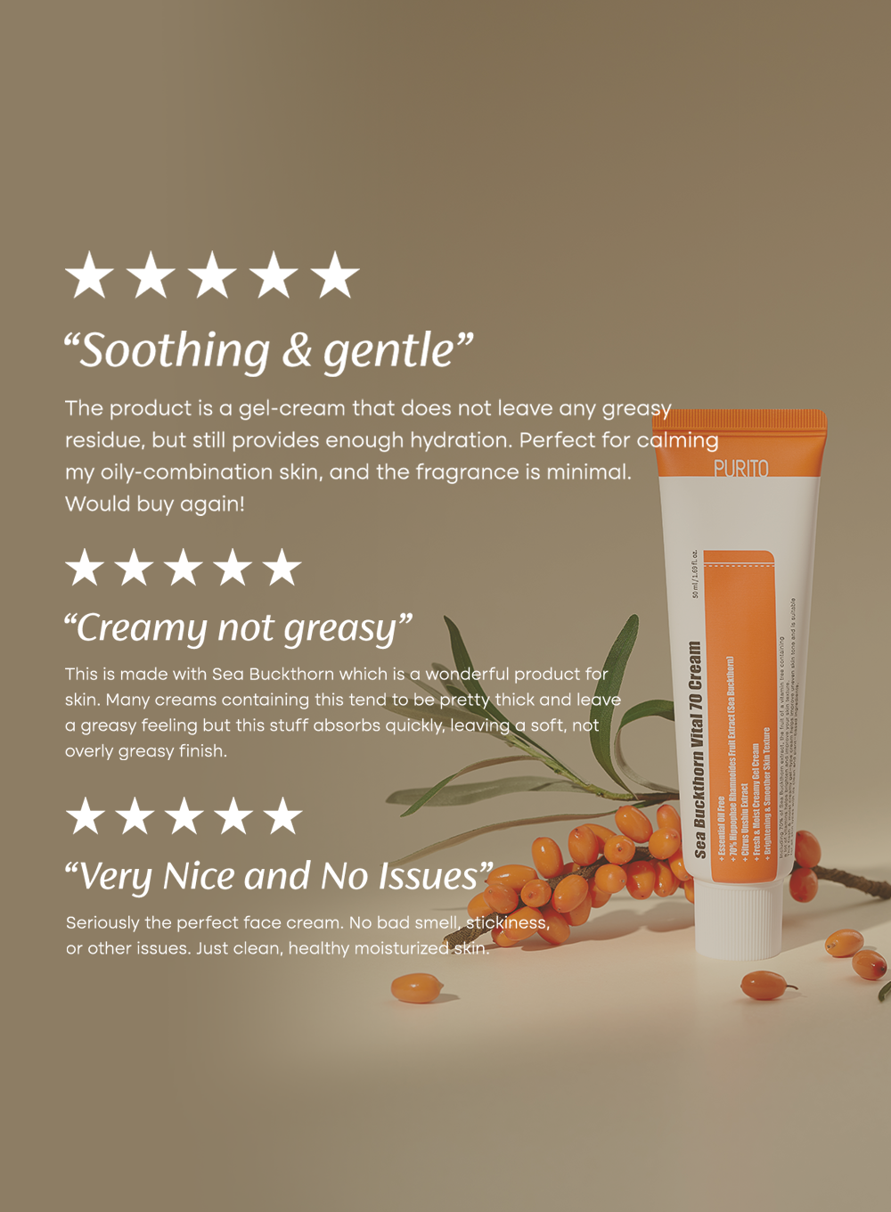 Sea Buckthorn Vital 70 Cream Duo Set (50ml*2ea)