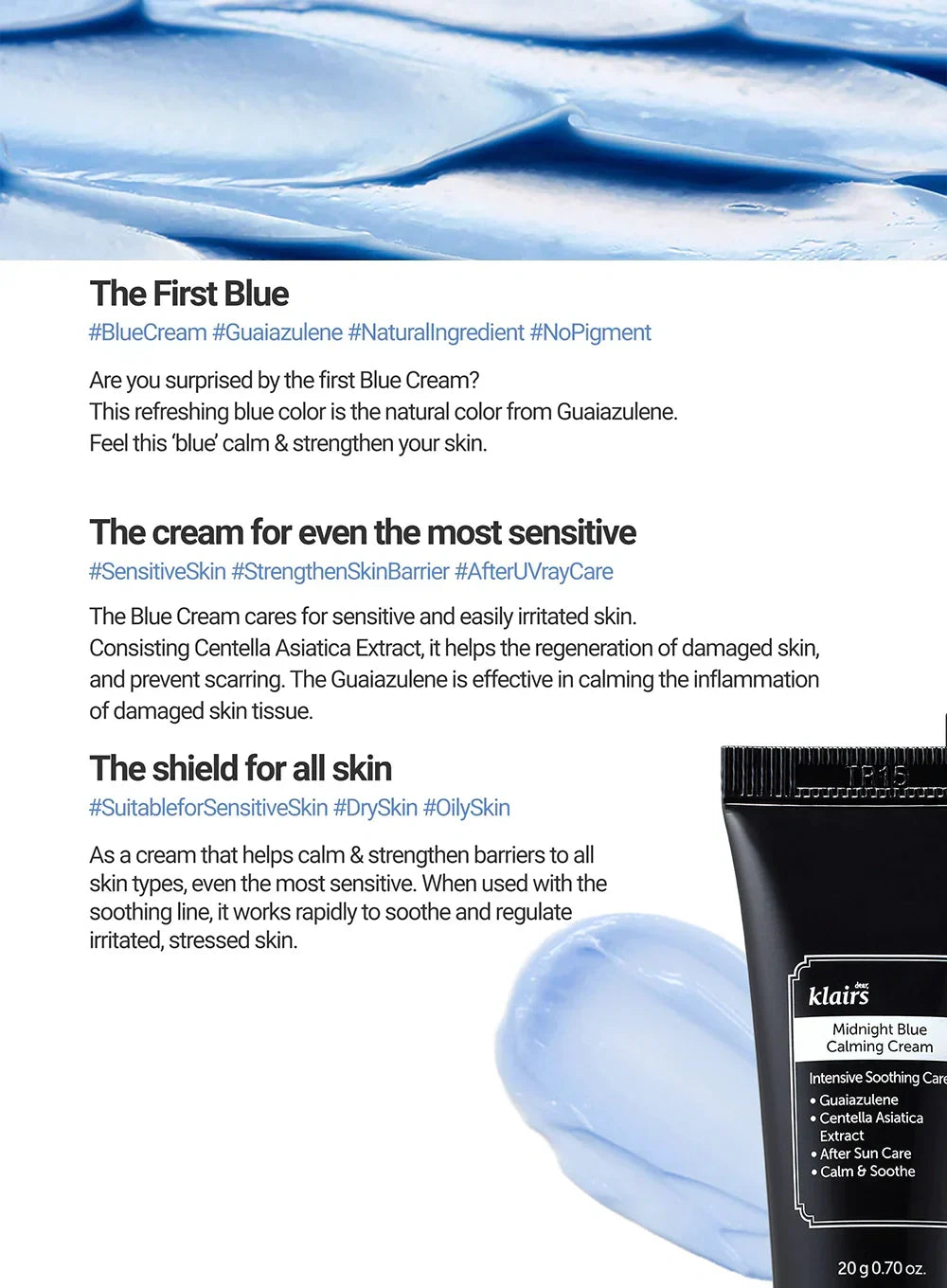 Midnight Blue Calming Cream (20g)