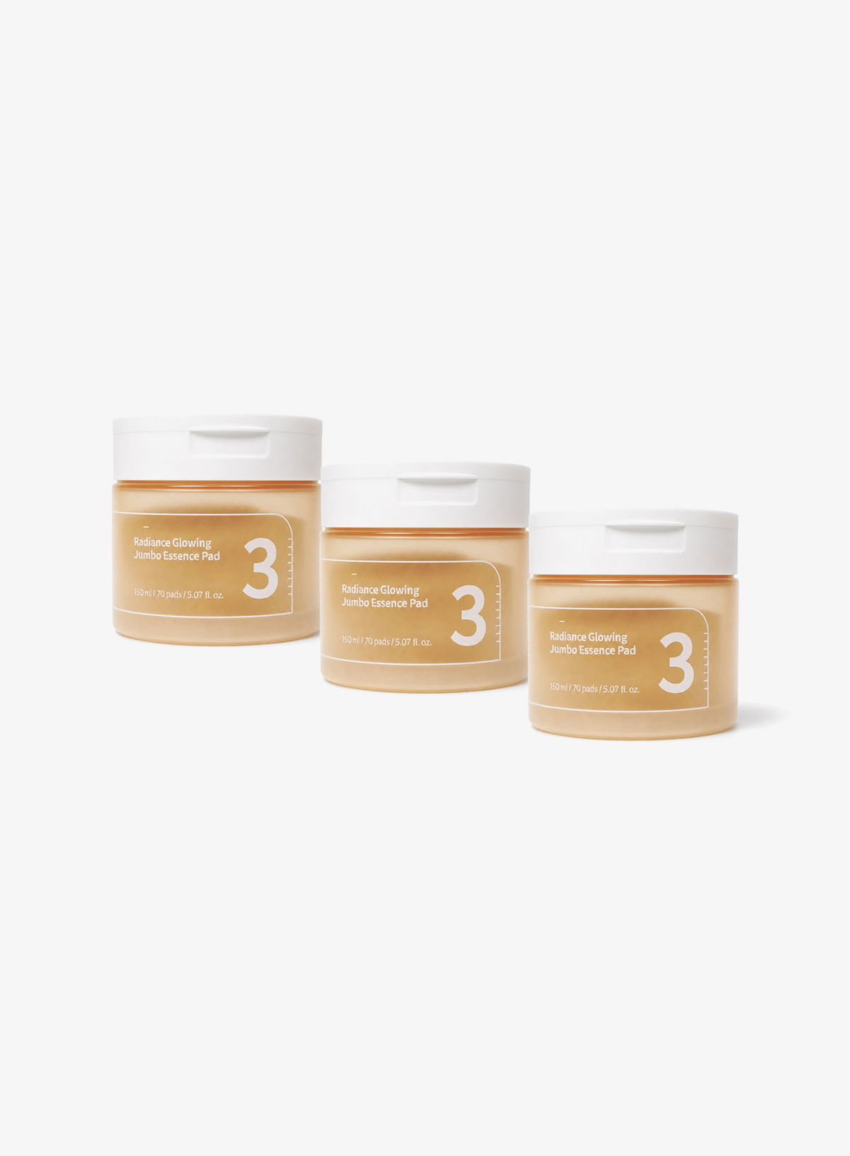 No.3 Radiance Glowing Jumbo Essence Pad Trio Set (70ea / 190ml)*3ea
