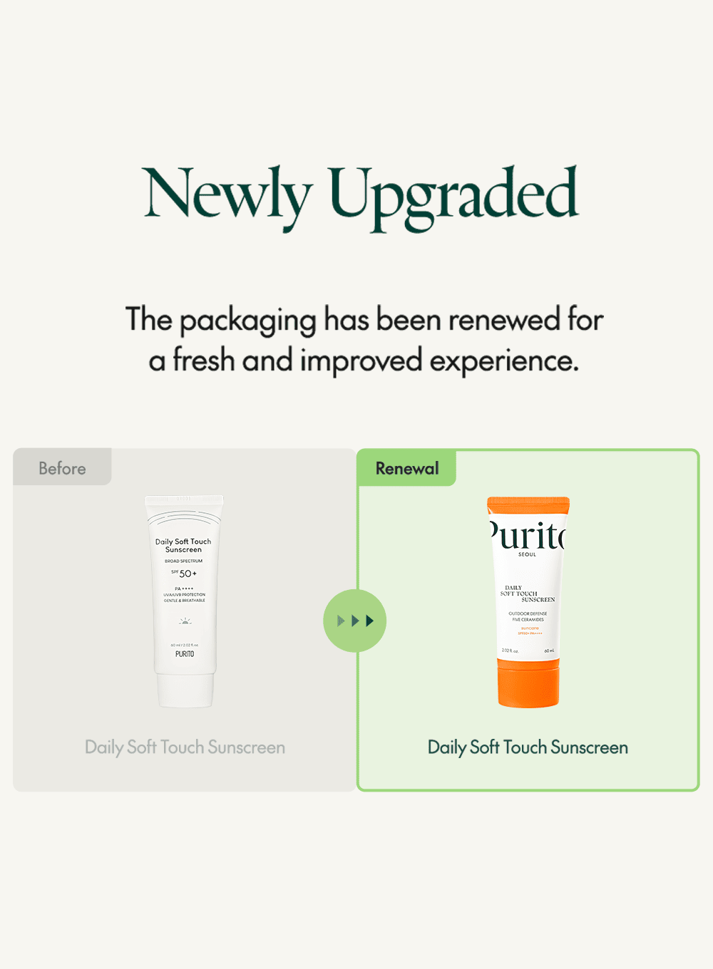 Daily Soft Touch Sunscreen (Renewer) Trio Set (60ml*3ea)