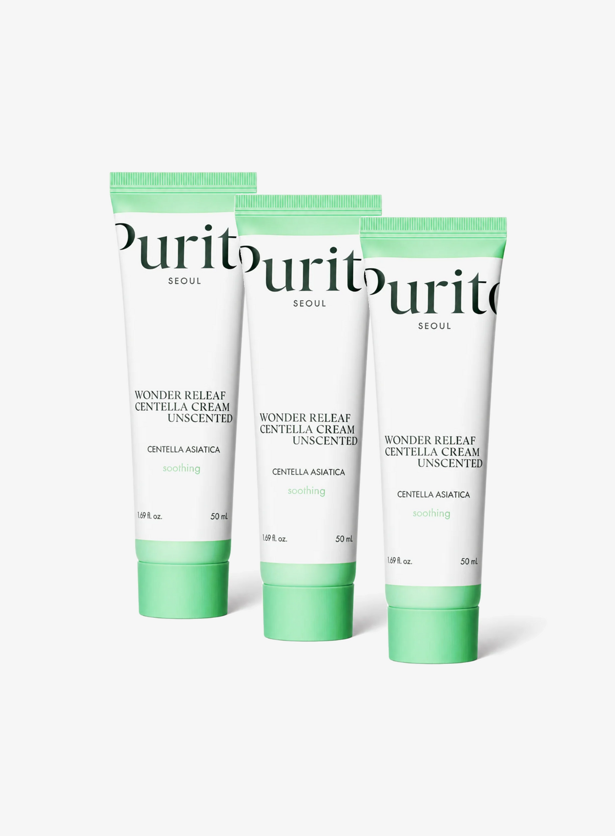 Wonder Releaf Centella Cream Unscented Trio Set (50ml*3ea)