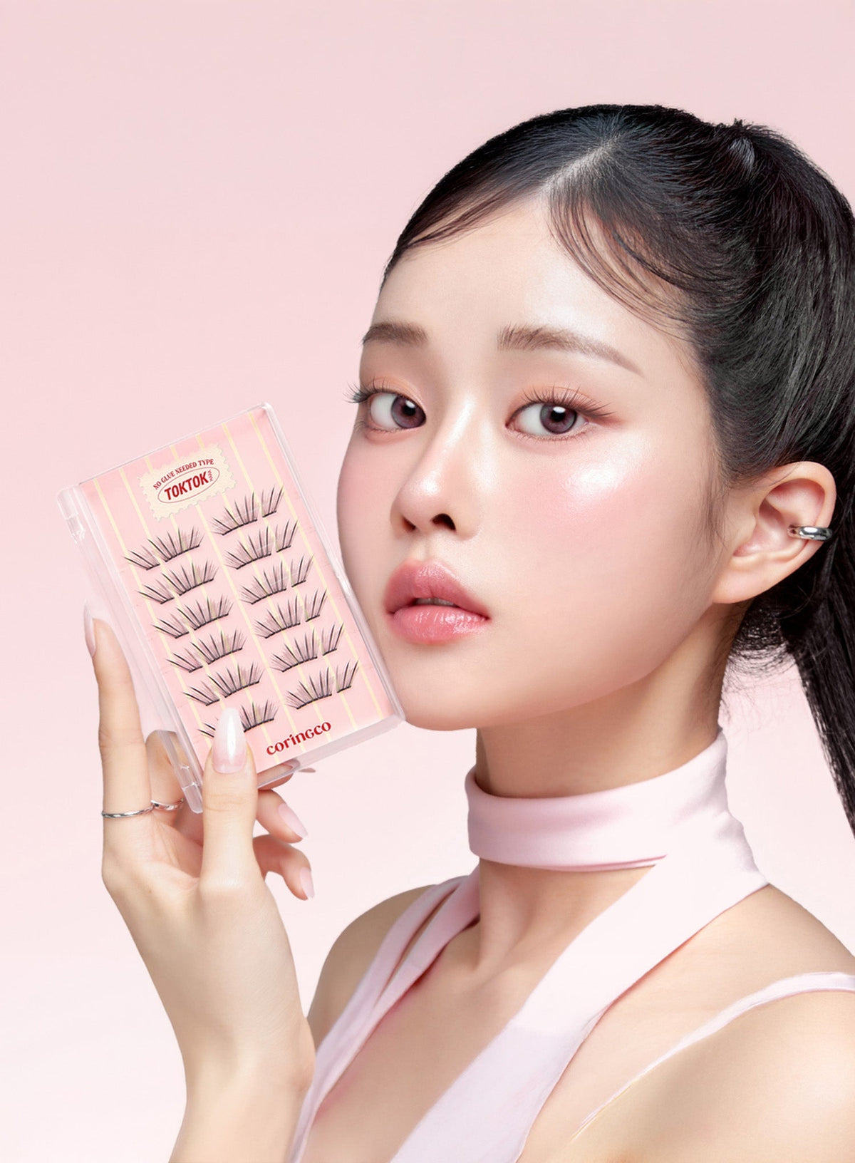 TOKTOKHARA No Glue Half Eyelash (24pcs)