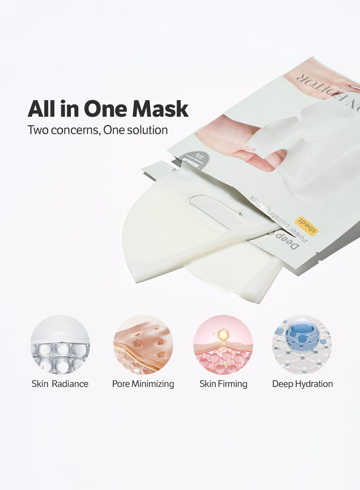 Deep Collagen Power Boosting Mask (37g*4ea)