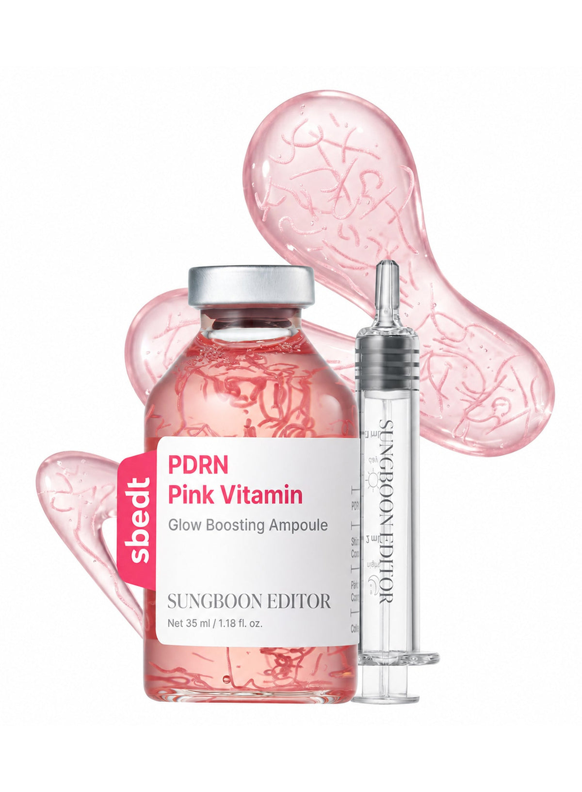 PDRN Pink Vitamin Glow Boosting Ampoule (35ml)