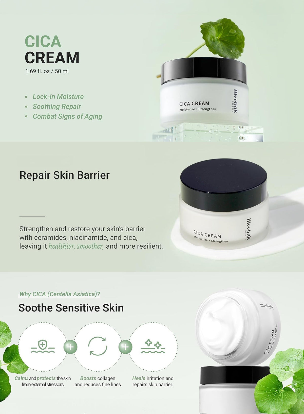 Cica Cream Duo Set (50ml*2ea)