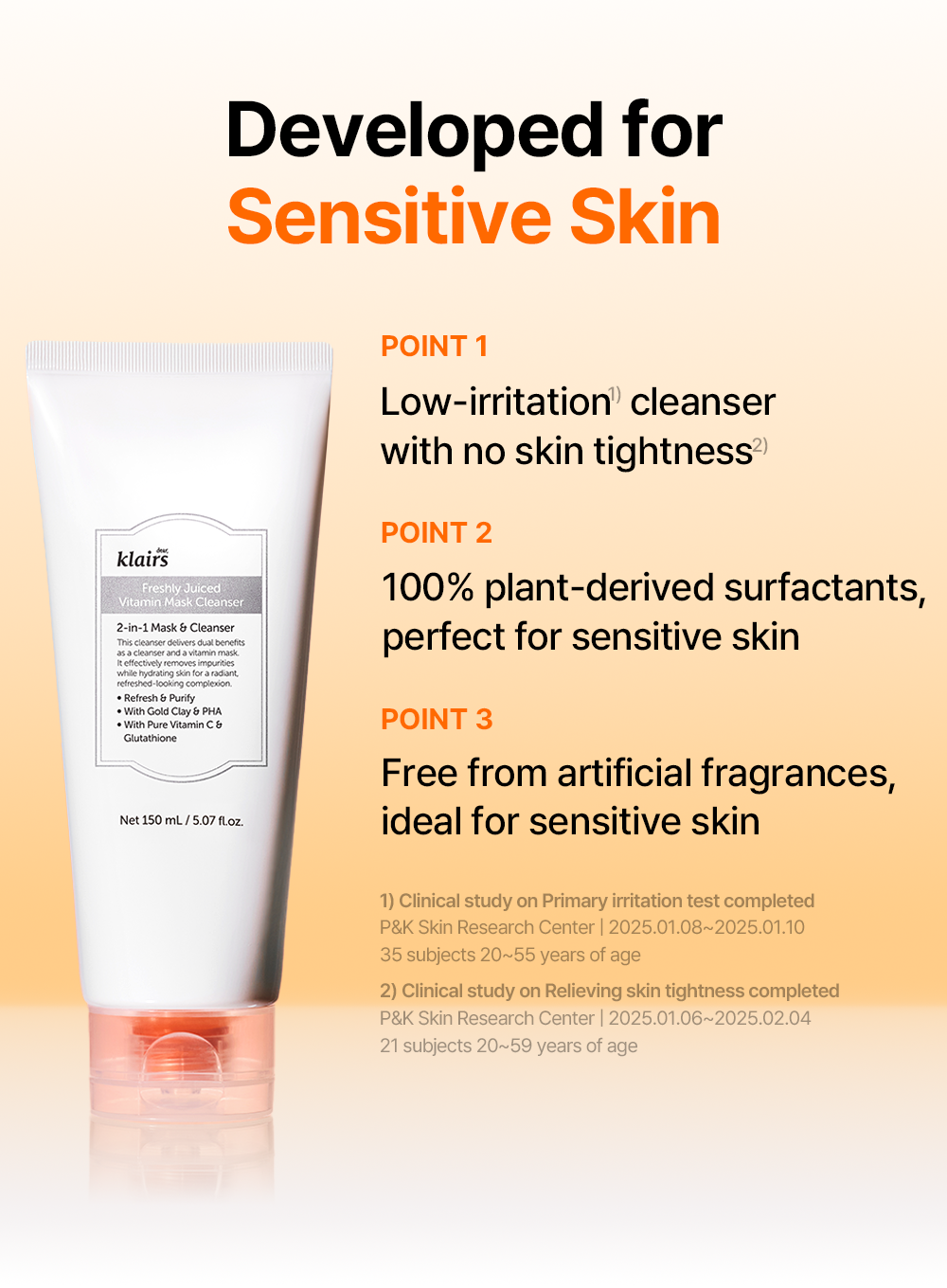 Freshly Juiced Vitamin Mask Cleanser (150ml)