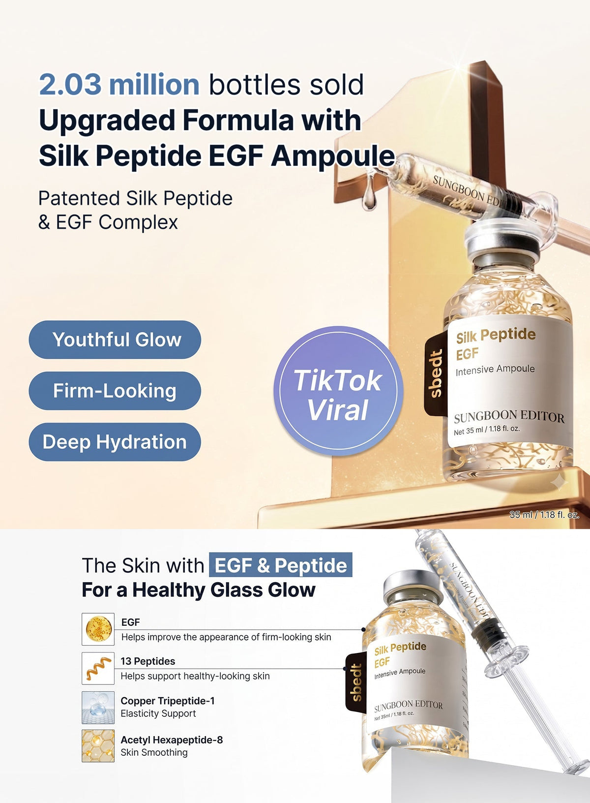 Silk Peptide EGF Intensive Ampoule (35ml)