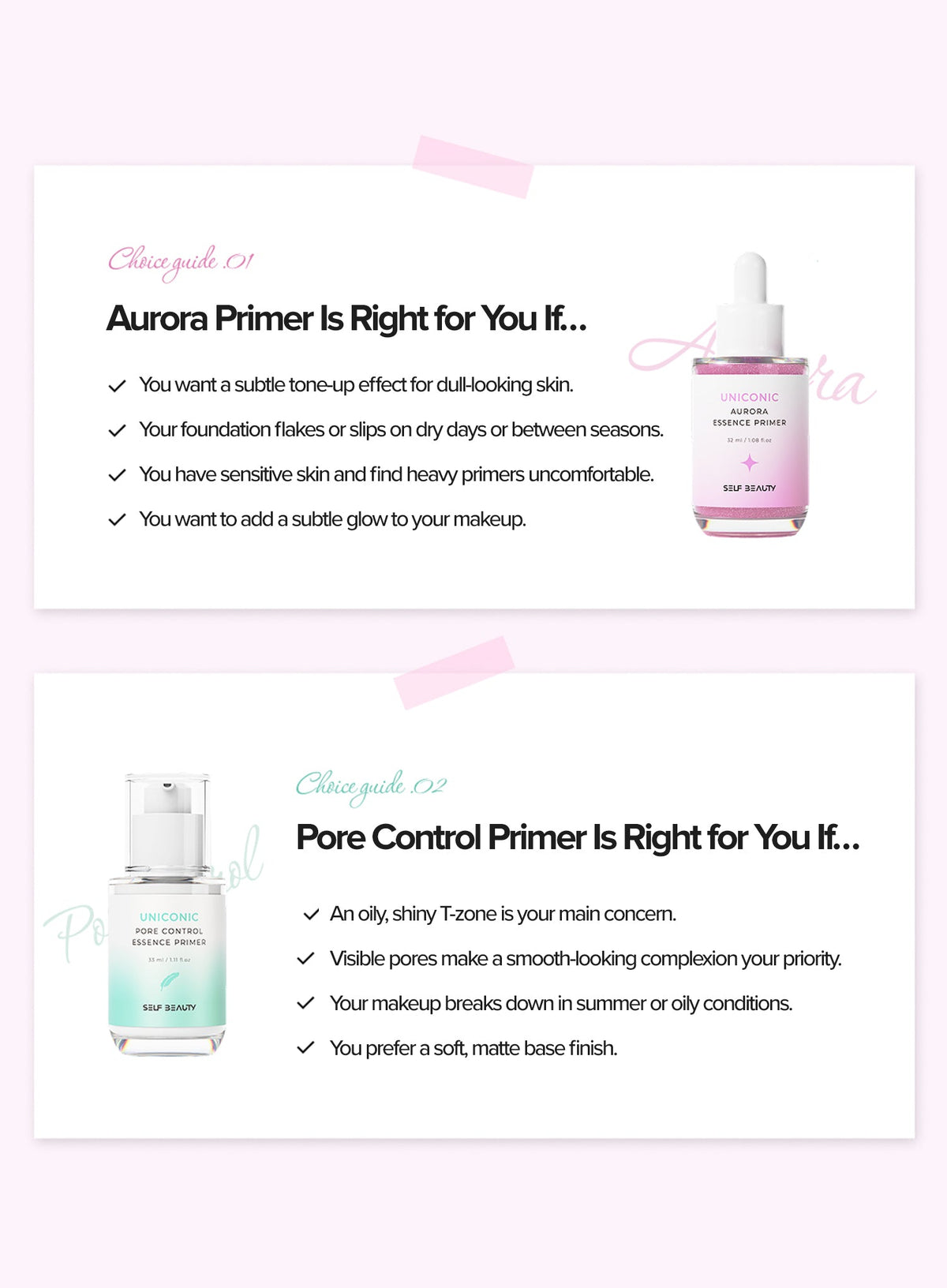 Uniconic Pore Control Essence Primer (33ml)
