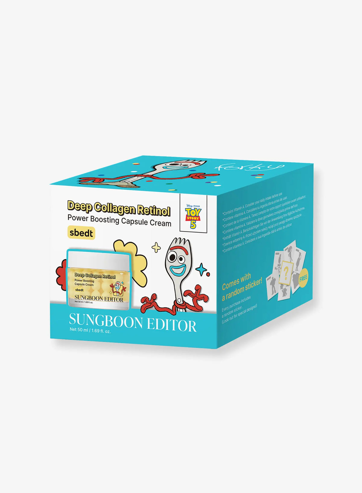 [Toy Story Edition] Deep Collagen Retinol Power Boosting Capsule Cream (+Random Sticker) (50ml)