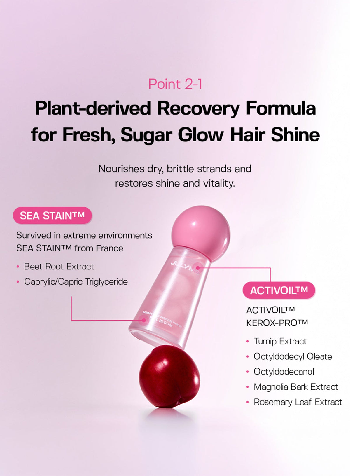 Damage Care Perfume Hair Oil Sunset Freesia (30ml)
