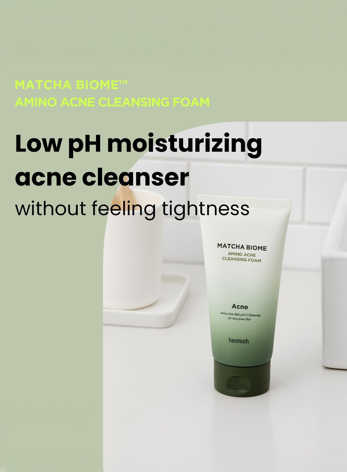 Matcha Biome Amino Acne Cleansing Foam Duo Set (150g*2ea)