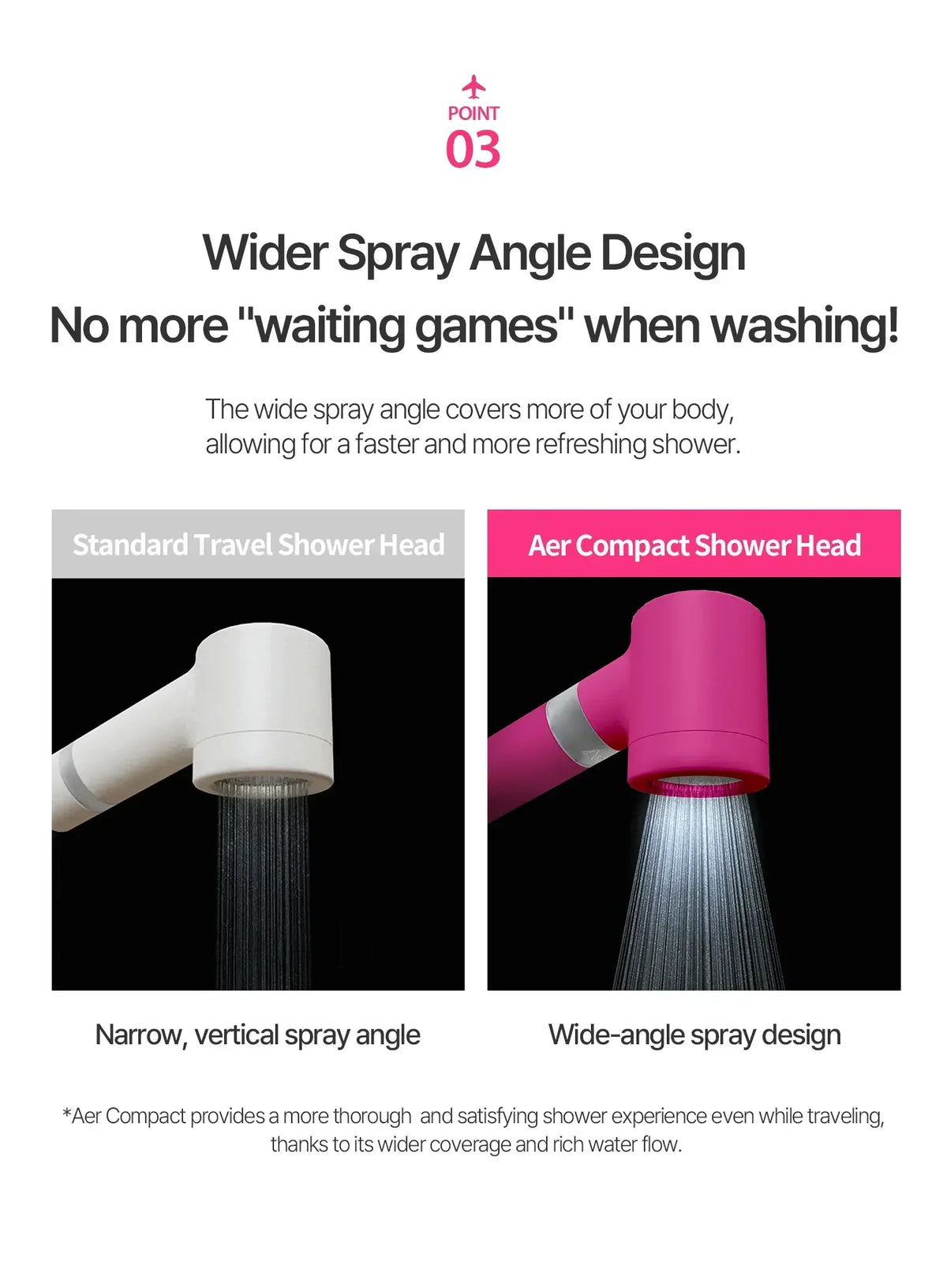 [Limited] Water Solution Travel Shower Compact (1ea)