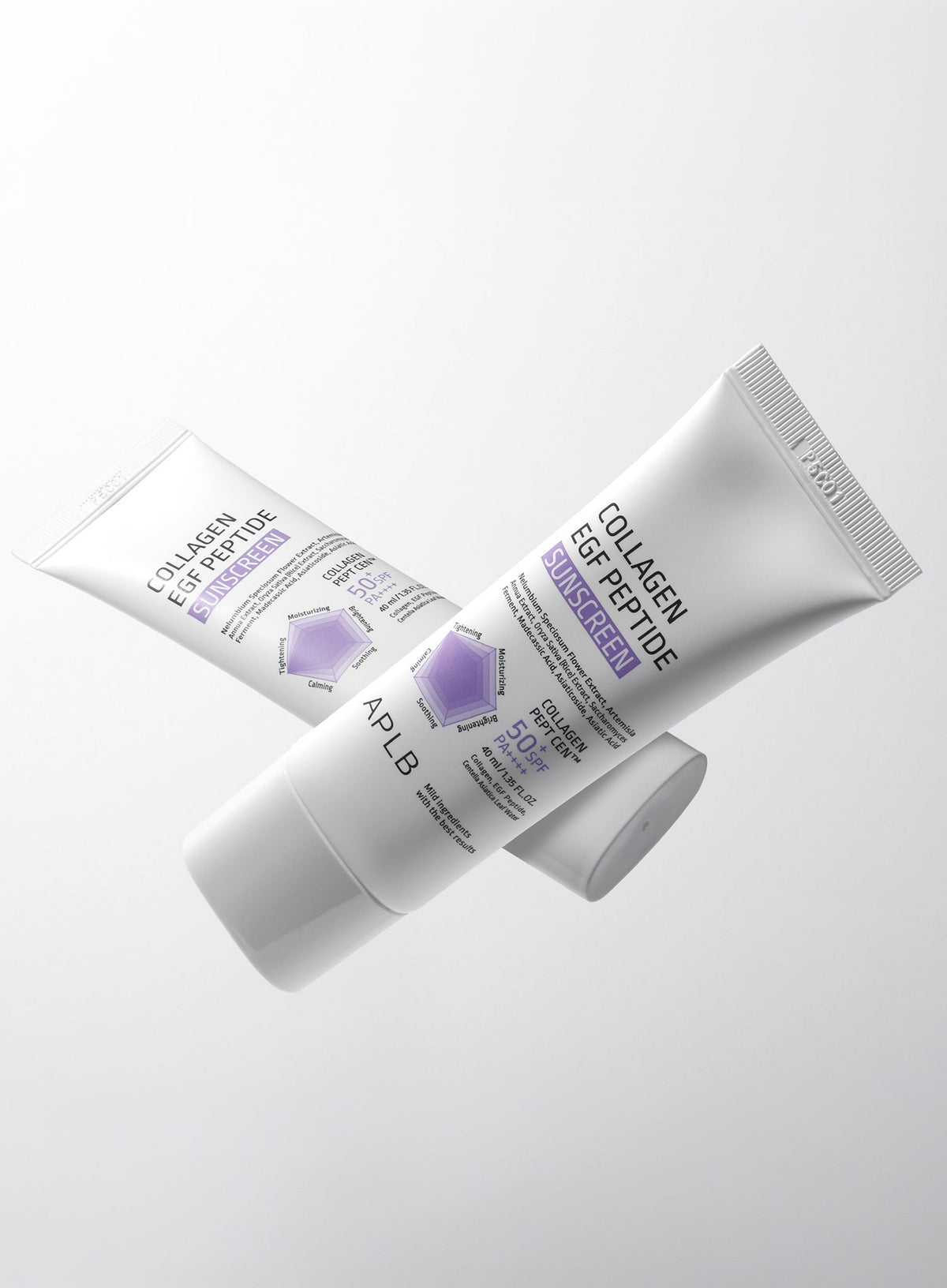 Collagen Egf Peptide Sunscreen SPF50+ PA++++ Duo Set (40ml*2ea)