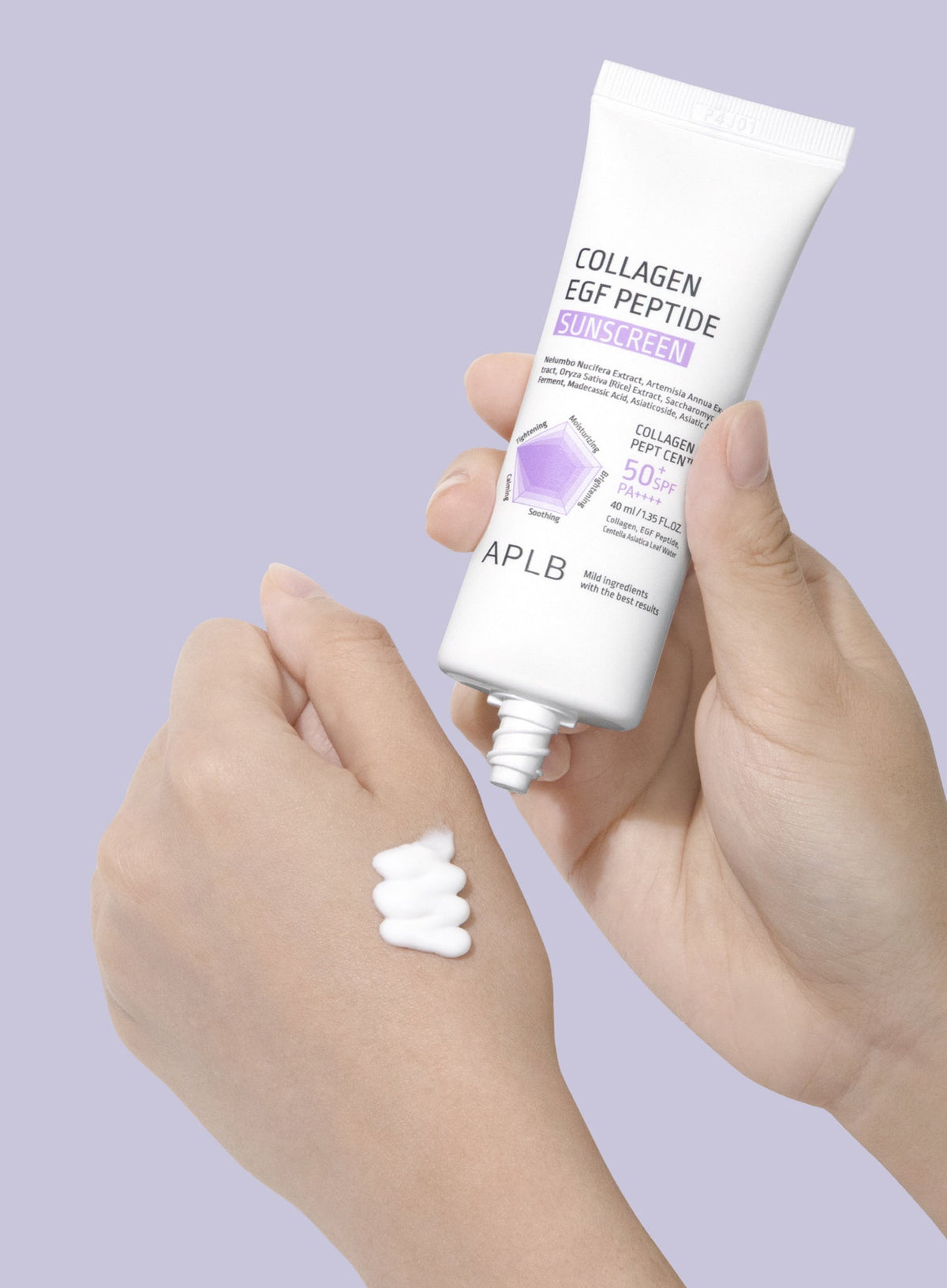 Collagen Egf Peptide Sunscreen SPF50+ PA++++ Duo Set (40ml*2ea)