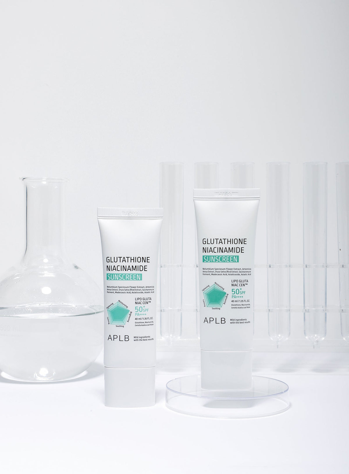 Glutathione Niacinamide Sunscreen (SPF50+ PA++++) Duo Set (40ml*2ea)