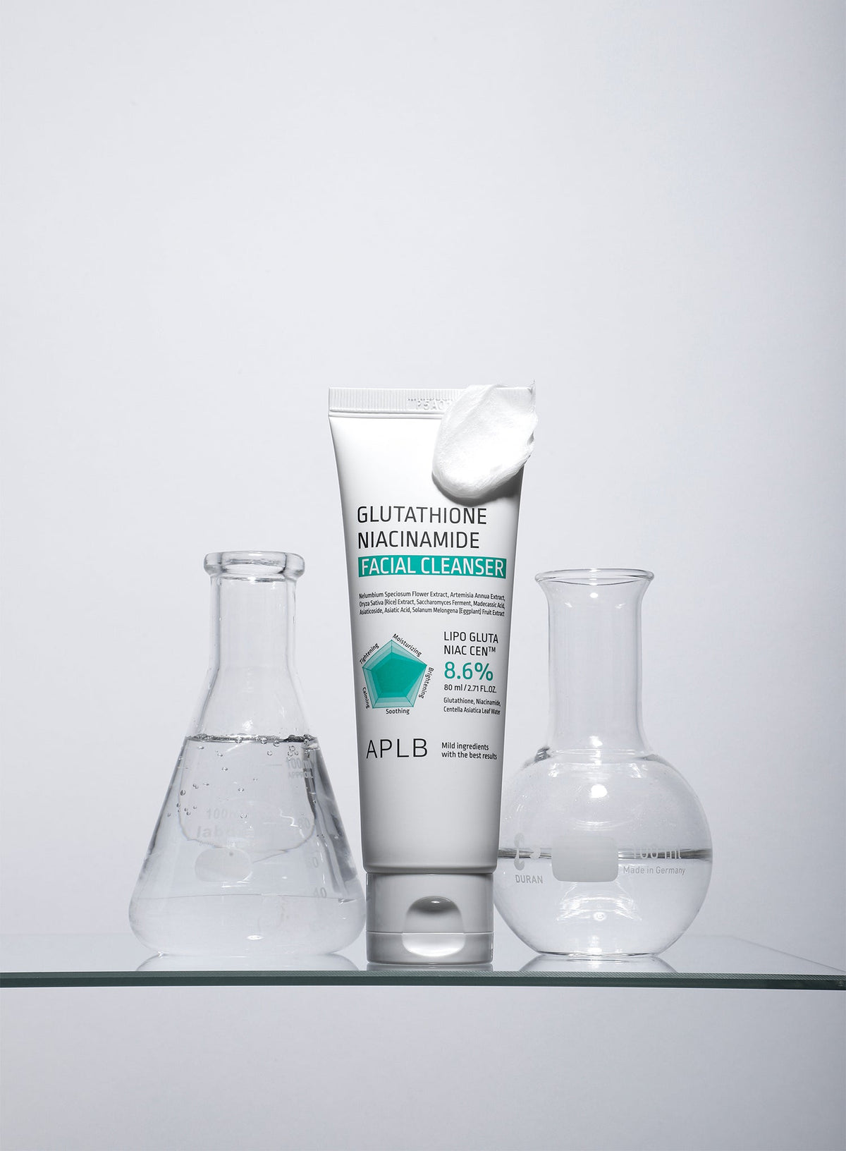Glutathione Niacinamide Facial Cleanser Trio Set (80ml*3ea)