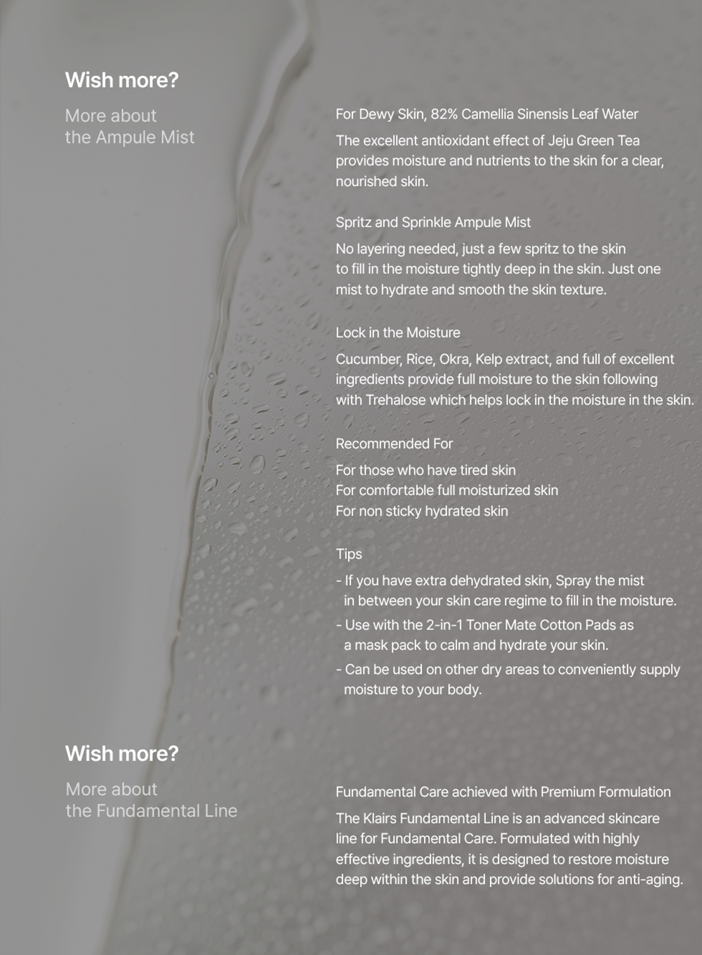 Fundamental Ampoule Mist (125ml)