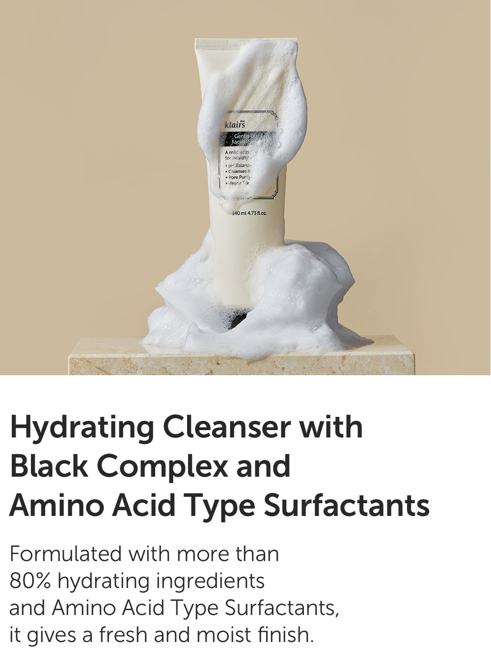 Gentle Black Facial Cleanser Duo Set (140ml*2ea)