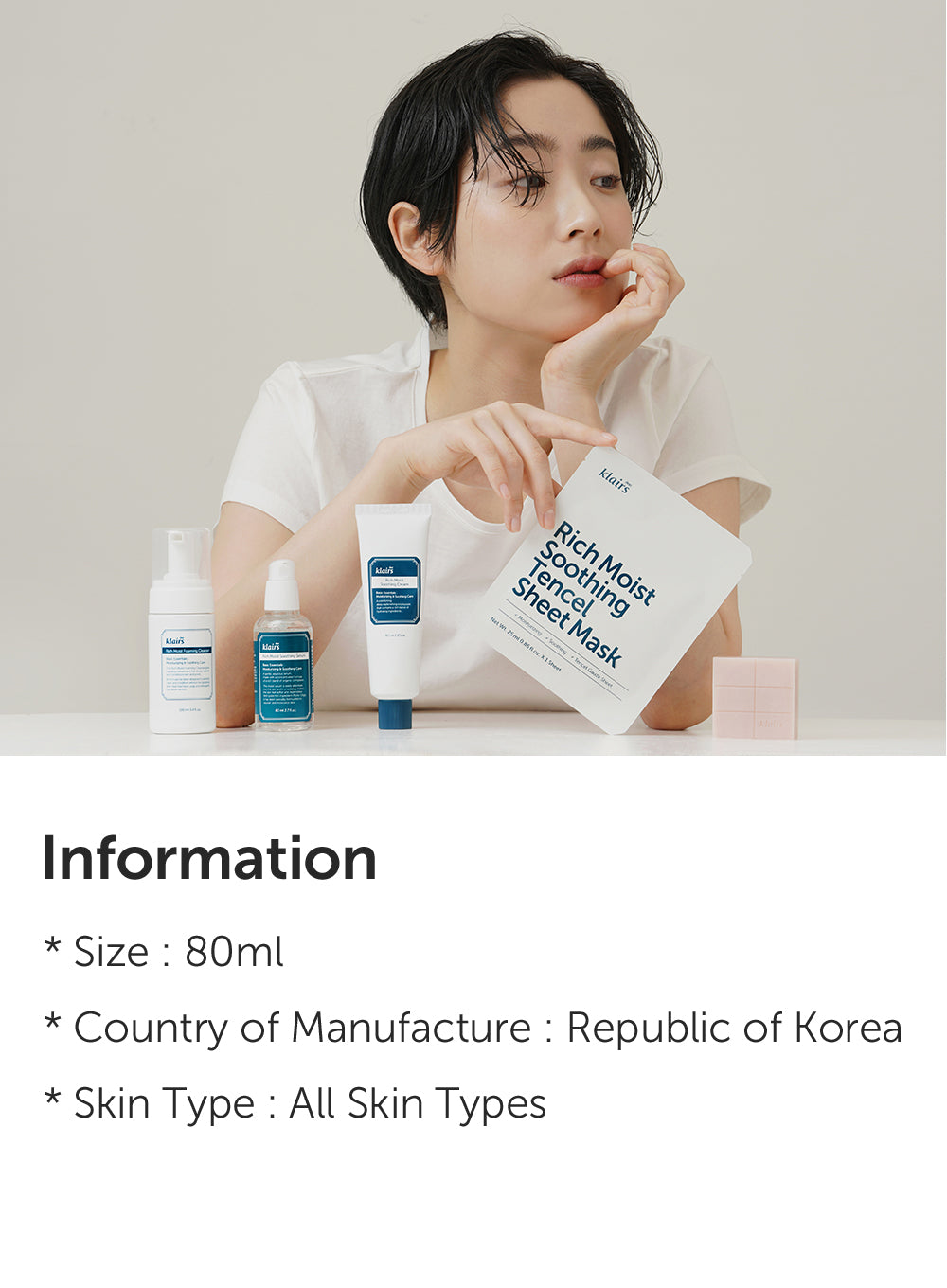 Rich Moist Soothing Serum Trio Set (80ml*3ea)