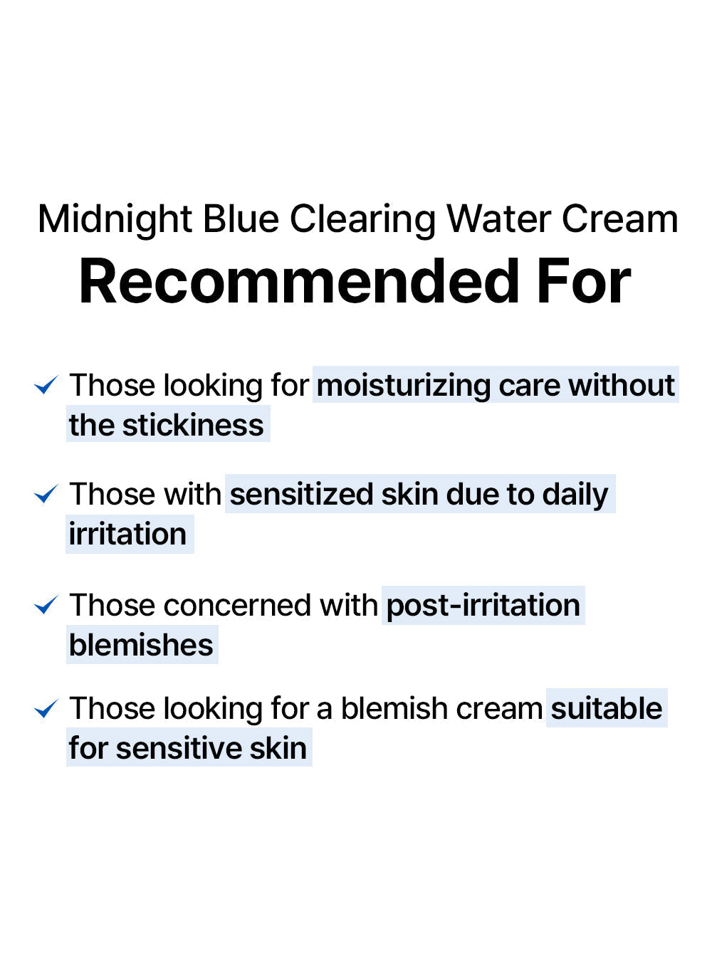 Midnight Blue Clearing Water Cream Duo Set (50g*2ea)