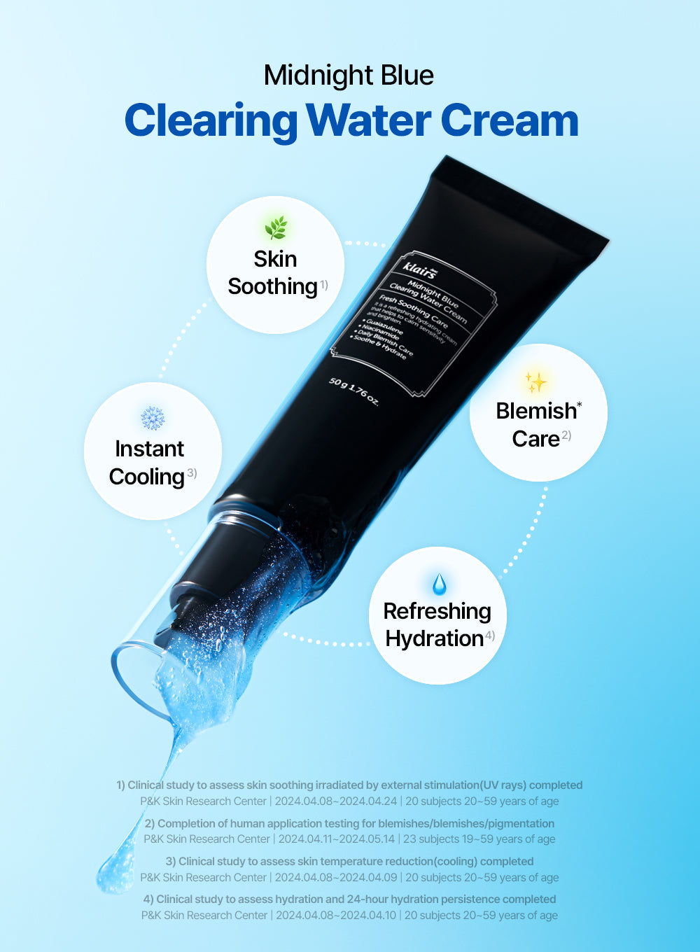 Midnight Blue Clearing Water Cream Duo Set (50g*2ea)