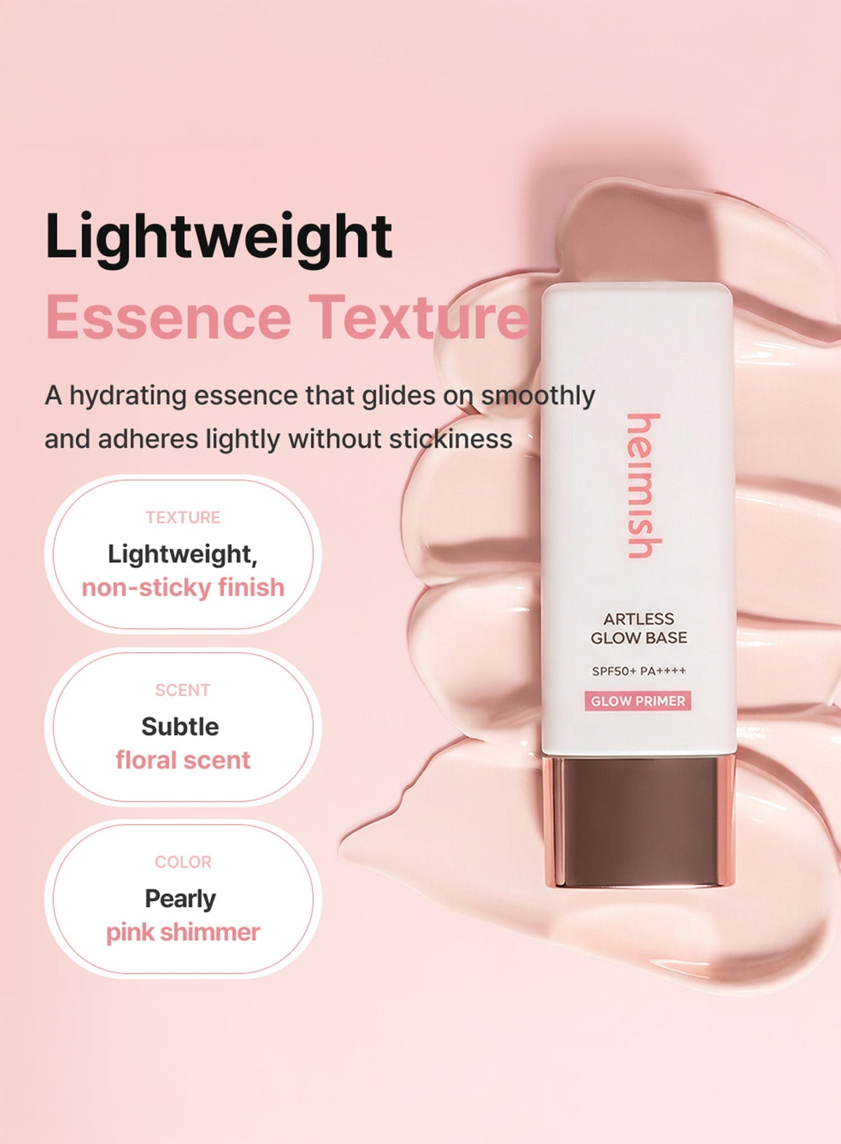 Artless Glow Base (SPF50+ PA+++) (40ml)