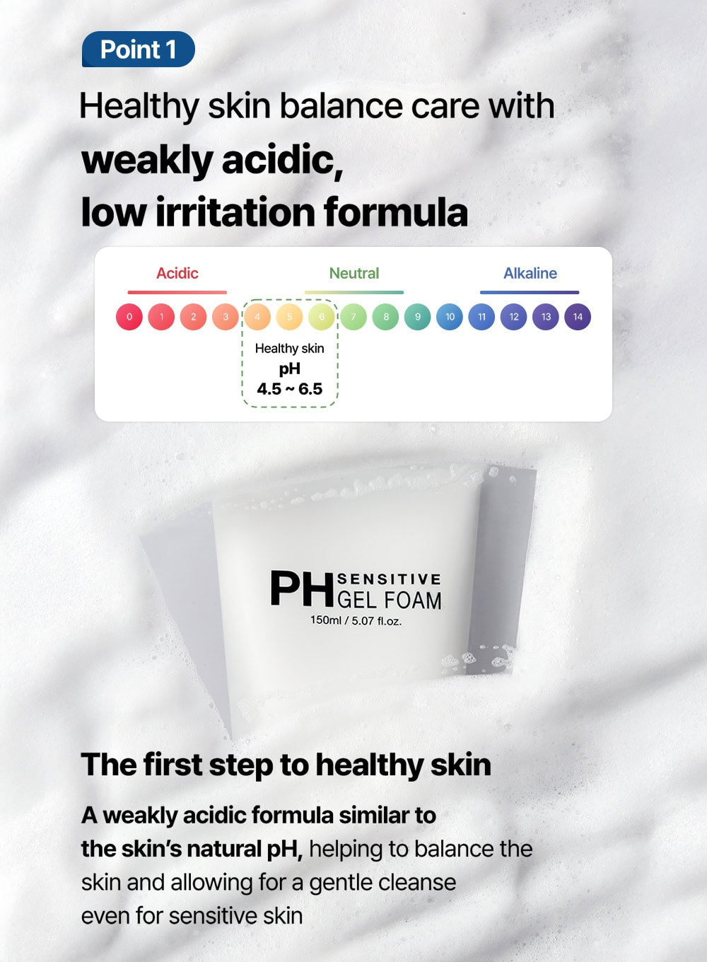 PH Sensitive Gel Foam (150ml)