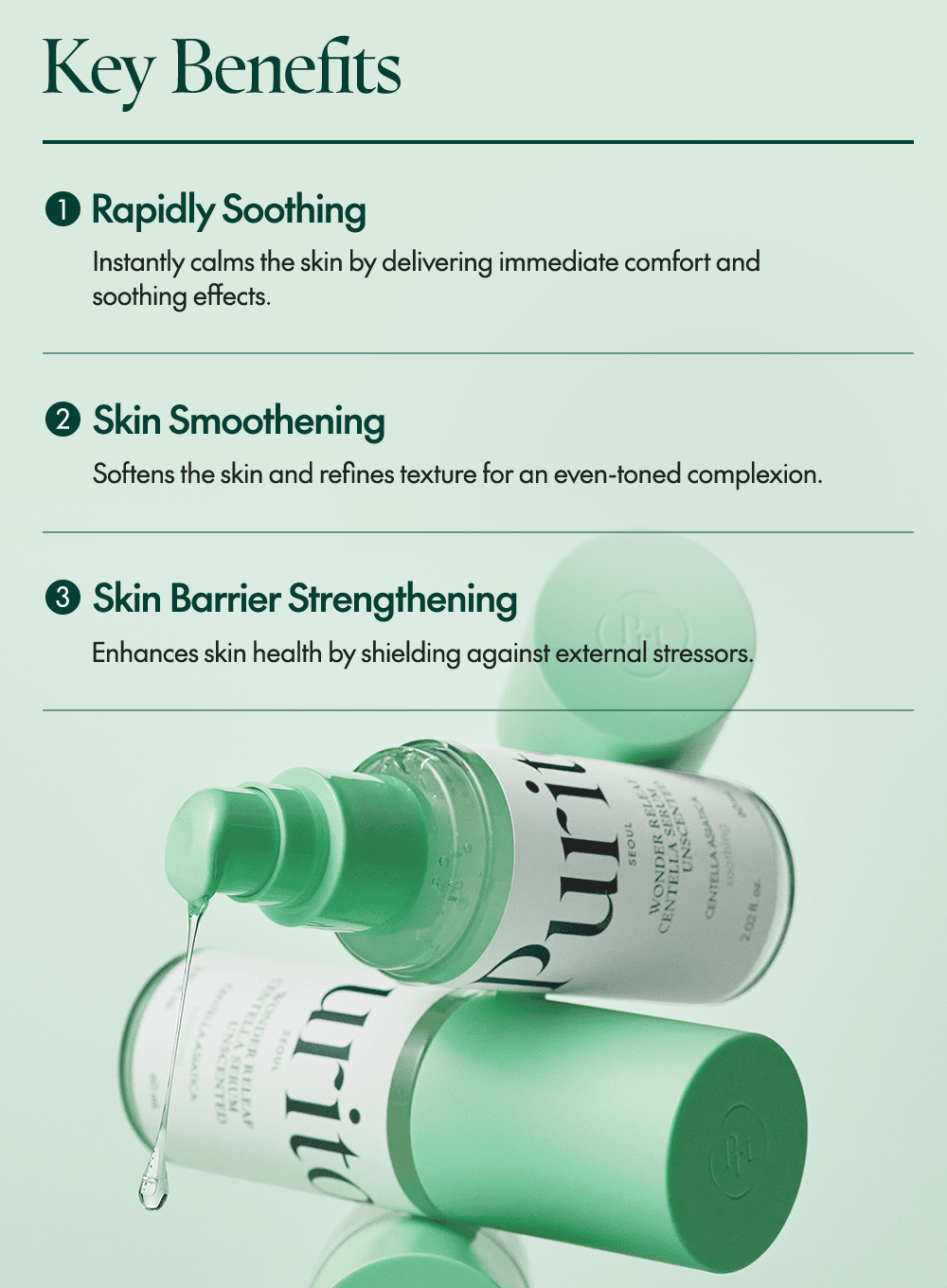 Wonder Releaf Centella Serum Unscented (mini) Trio Set (15ml*3ea)