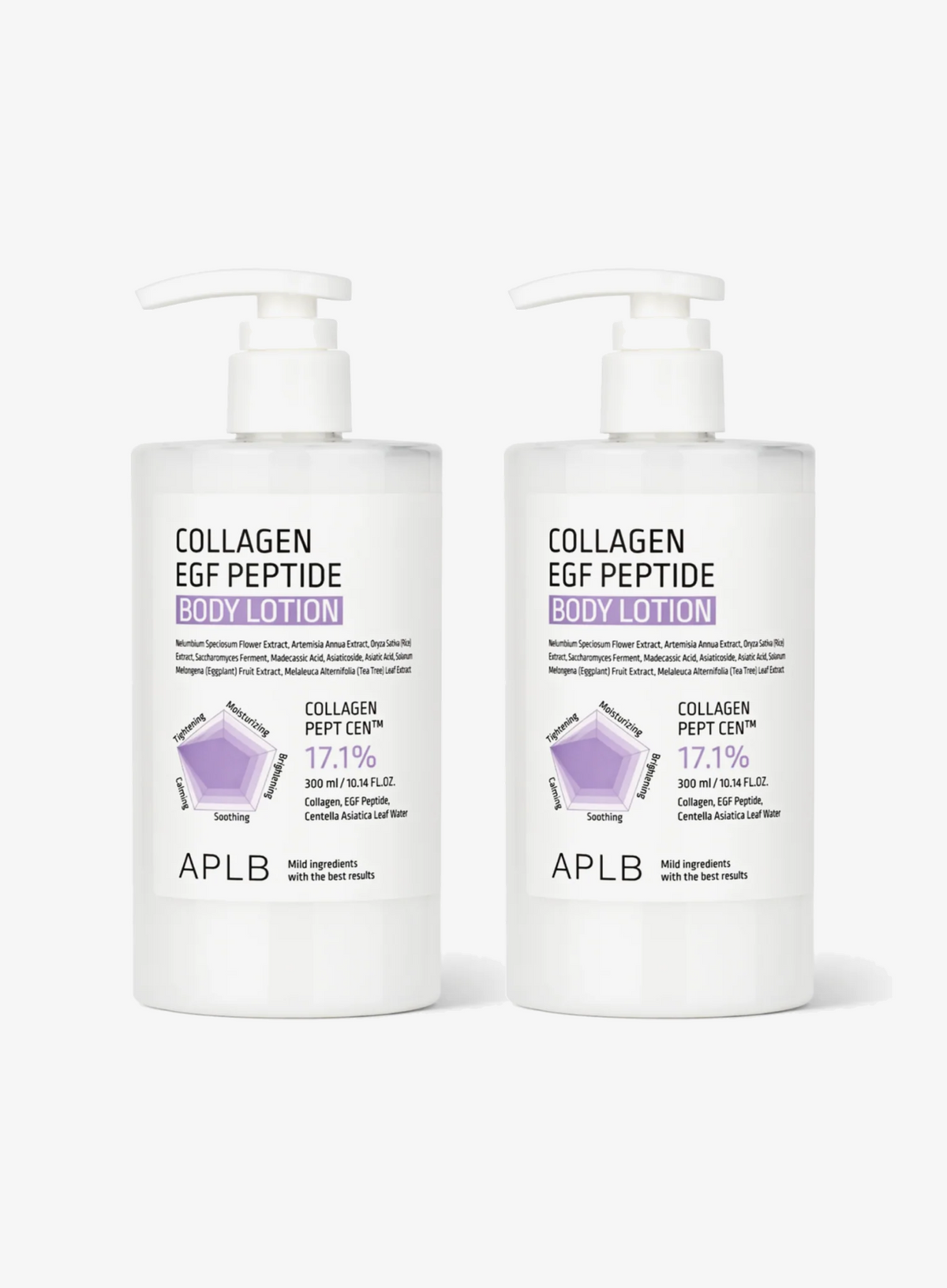 Collagen Egf Peptide Body Lotion Duo Set (300ml*2ea)