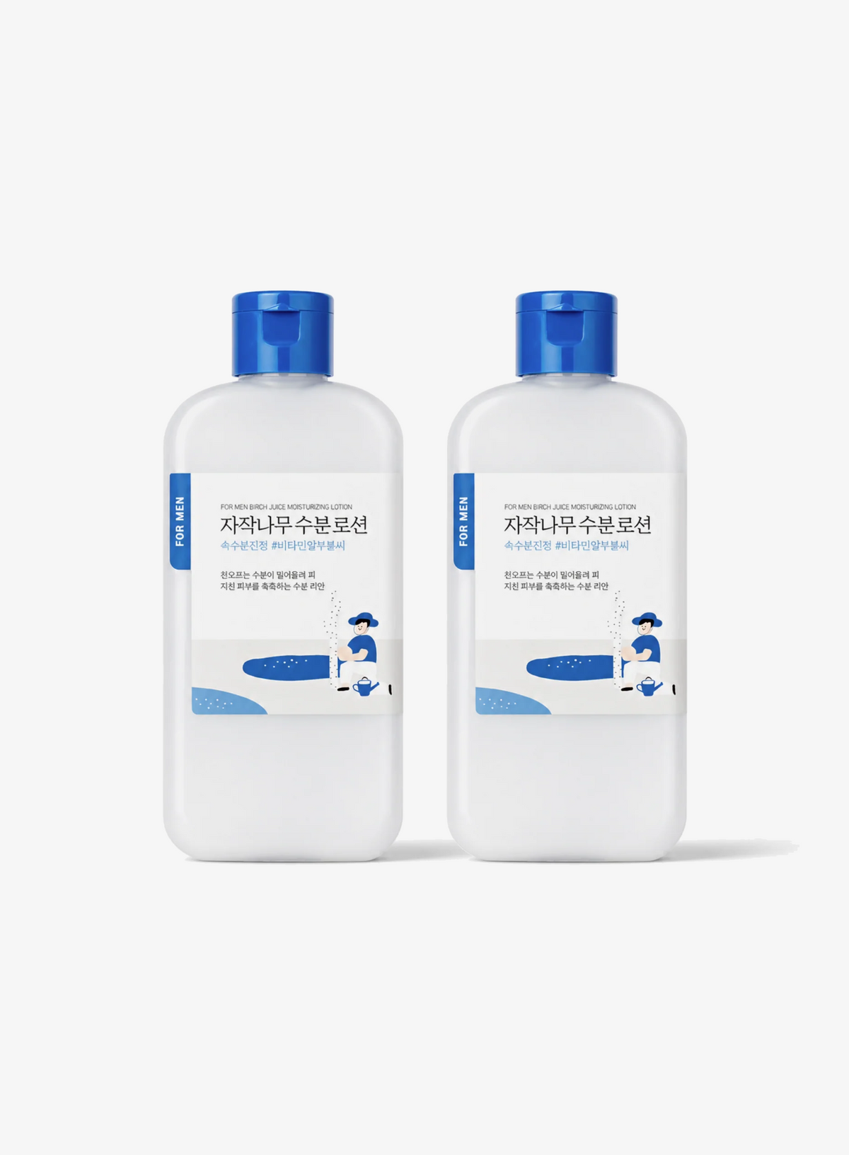 For Men Birch Juice Moisturizing Lotion Duo Set (200ml*2ea)